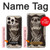 S1676 crâne Rose Etui Coque Housse pour iPhone 16 pro