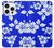 S2244 Motif Hawai Hibiscus Bleu Etui Coque Housse pour iPhone 16 pro