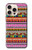 S2292 Motif tribal aztèque Etui Coque Housse pour iPhone 16 pro
