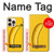 S2294 banane Etui Coque Housse pour iPhone 16 pro