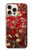 S2414 Rouge Fleur amandier Van Gogh Etui Coque Housse pour iPhone 16 pro