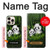 S2441 Forêt de Bambous de la famille Panda Etui Coque Housse pour iPhone 16 pro