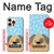 S2669 Mignon os chien pattes Dessin animé Etui Coque Housse pour iPhone 16 pro