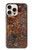 S2714 Rouille Texture acier imprimé graphique Etui Coque Housse pour iPhone 16 pro