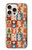 S2854 Motif mignon de Noël Etui Coque Housse pour iPhone 16 pro