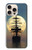 S2897 Pirate Ship Lune Nuit Etui Coque Housse pour iPhone 16 pro