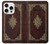S3014 Carte Couverture Livre millésimé Etui Coque Housse pour iPhone 16 pro