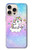 S3256 Mignon Licorne Etui Coque Housse pour iPhone 16 pro