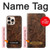 S3405 Graphique poisson Tatouage cuir Imprimer Etui Coque Housse pour iPhone 16 pro