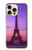 S3447 Paris Eiffel Le coucher du soleil Etui Coque Housse pour iPhone 16 pro