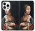 S3471 Lady hermine Leonardo da Vinci Etui Coque Housse pour iPhone 16 pro
