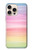 S3507 Coloré Arc-en-ciel pastel Etui Coque Housse pour iPhone 16 pro