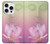 S3511 Fleur de lotus Bouddhisme Etui Coque Housse pour iPhone 16 pro