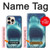 S3548 Requin-tigre Etui Coque Housse pour iPhone 16 pro