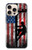 S3803 Électricien monteur de lignes drapeau américain Etui Coque Housse pour iPhone 16 pro