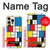 S3814 Composition de dessin au trait Piet Mondrian Etui Coque Housse pour iPhone 16 pro