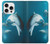 S3878 Dauphin Etui Coque Housse pour iPhone 16 pro