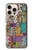 S3879 Griffonnage de musique rétro Etui Coque Housse pour iPhone 16 pro