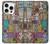 S3879 Griffonnage de musique rétro Etui Coque Housse pour iPhone 16 pro