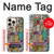 S3879 Griffonnage de musique rétro Etui Coque Housse pour iPhone 16 pro