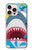 S3947 Caricature d'hélicoptère de requin Etui Coque Housse pour iPhone 16 pro