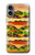 S0790 Hamburger Etui Coque Housse pour iPhone 16 plus