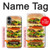 S0790 Hamburger Etui Coque Housse pour iPhone 16 plus