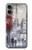 S1295 Peinture Eiffel de Paris Etui Coque Housse pour iPhone 16 plus