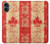 S1603 Drapeau du Canada Vieux Millésime Etui Coque Housse pour iPhone 16 plus