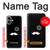 S1946 Sir Mustache Minimalisme Etui Coque Housse pour iPhone 16 plus