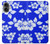 S2244 Motif Hawai Hibiscus Bleu Etui Coque Housse pour iPhone 16 plus