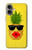 S2443 Baiser drôle d'ananas Lunettes de soleil Etui Coque Housse pour iPhone 16 plus