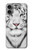 S2553 Tigre blanc Etui Coque Housse pour iPhone 16 plus