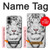 S2553 Tigre blanc Etui Coque Housse pour iPhone 16 plus