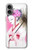 S2579 Traditionnelle japonaise Geisha Kimono Etui Coque Housse pour iPhone 16 plus