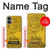 S2618 Un Kilo Lingot d'or Etui Coque Housse pour iPhone 16 plus
