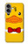 S2760 Canard Tuxedo jaune Dessin animé Etui Coque Housse pour iPhone 16 plus