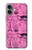 S2885 Paris Rose Etui Coque Housse pour iPhone 16 plus