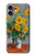S2937 Claude Monet Bouquet de tournesols Etui Coque Housse pour iPhone 16 plus