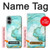 S3399 Vert Marbre Imprimer Graphique Etui Coque Housse pour iPhone 16 plus