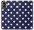 S3533 Bleu à pois Etui Coque Housse pour iPhone 16 plus