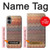 S3752 Motif de tissu en zigzag imprimé graphique Etui Coque Housse pour iPhone 16 plus
