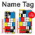 S3814 Composition de dessin au trait Piet Mondrian Etui Coque Housse pour iPhone 16 plus