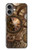 S3927 Boussole Horloge Gage Steampunk Etui Coque Housse pour iPhone 16 plus