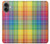 S3942 Tartan à carreaux arc-en-ciel LGBTQ Etui Coque Housse pour iPhone 16 plus