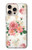 S1859 Motif Rose Etui Coque Housse pour iPhone 16 pro max