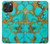 S2688 Aqua Copper Turquoise Graphic Gemme Etui Coque Housse pour iPhone 16 pro max
