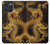 S2804 Dragon d'or imprimé chinois Etui Coque Housse pour iPhone 16 pro max