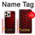 S2879 Rouge Arowana écailles de poisson Etui Coque Housse pour iPhone 16 pro max