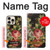 S3013 Roses Antique Millésime Etui Coque Housse pour iPhone 16 pro max